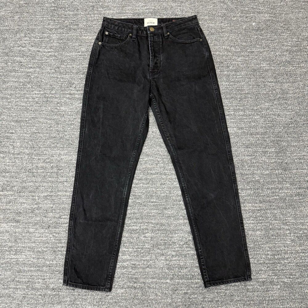Sezane Black Straight Leg Jeans